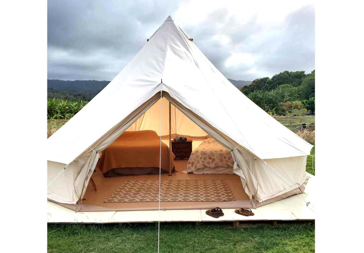 Maleka Farm: Tent Glamping North Shore Oahu Laie Exterior foto